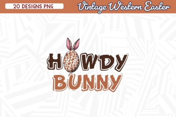 Howdy Bunny Western Easter Bunny Ears
