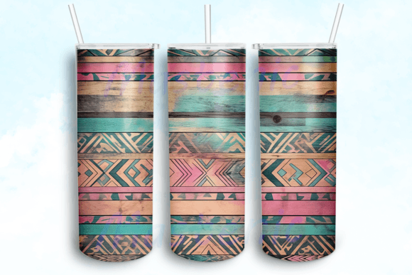 Western Aztec Print Tumbler Png Review