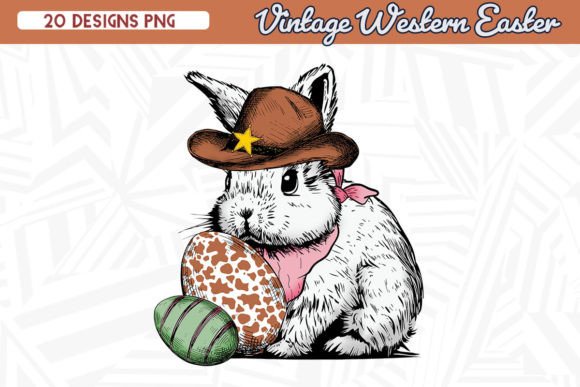 Western Easter Bunny Easter Egg Vintage Embroidery Review
