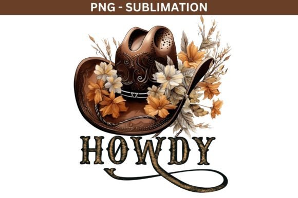 Western Howdy PNG Sublimation Design Dow