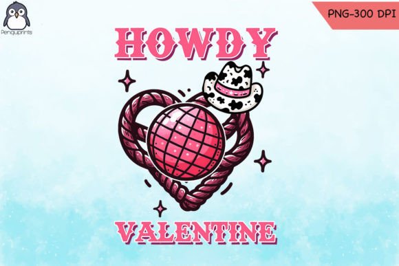 Western Valentines Groovy Love PNG
